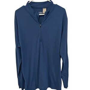 L.L. Bean Men's Blue Shirt-Tall Large